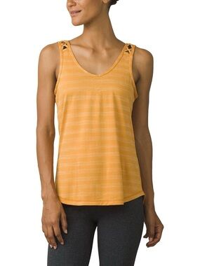 Prana Strappy Orange Tank Top